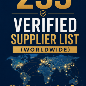 233 Verified Supplier List (Worldwide) – Instant Download