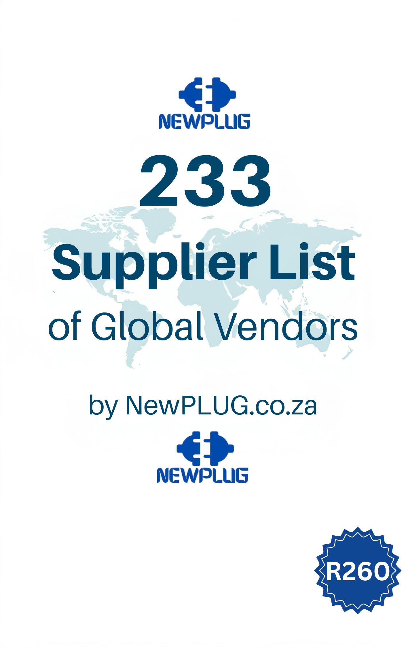 233 Verified Supplier List (Worldwide) – Instant Download