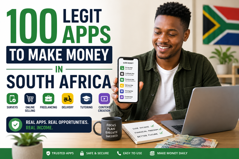 100 Legit Apps To Make Money In South Africa