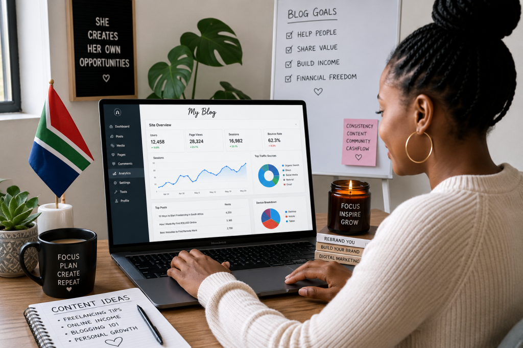 Blogging to make money online in South Africa
