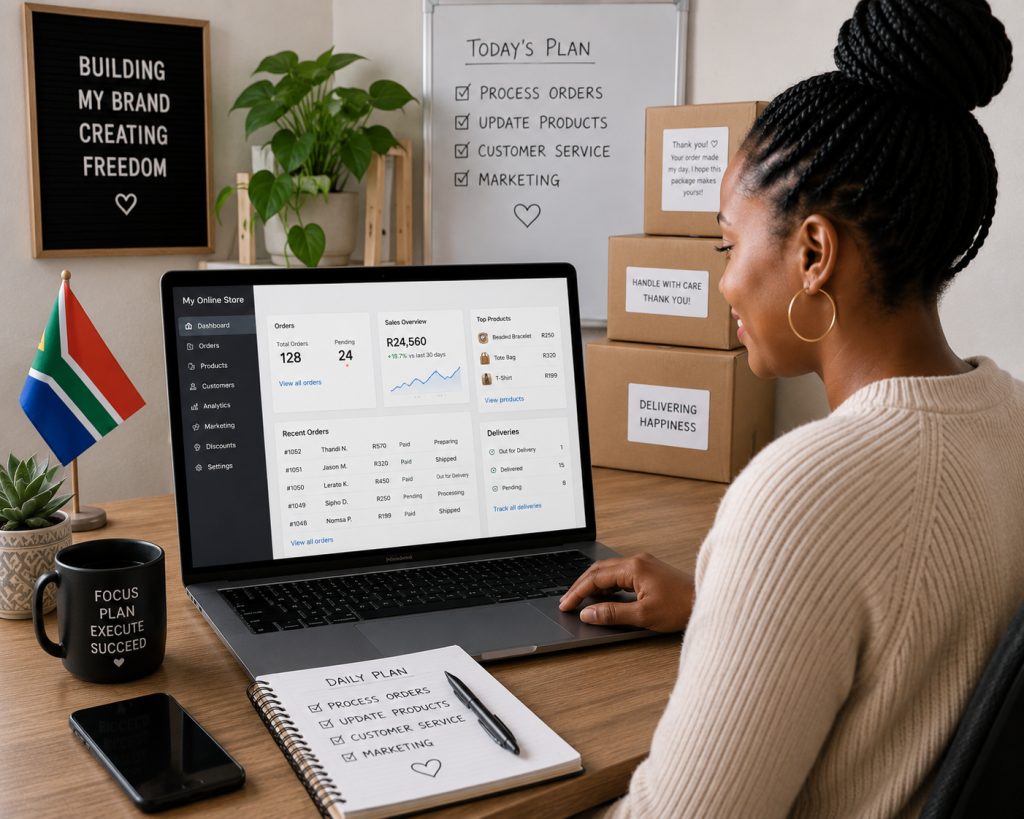 South African online store owner